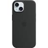 Apple Custodia MagSafe in silicone per iPhone 15 - Nero