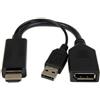 LINK LKADAT202 - Adattatore Attivo HDMI Maschio a DisplayPort 1.2 Femmina - Con Connettore USB, 4K, Compatibile PC e Notebook