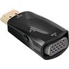 Ekon adattatore HDMI - VGA, femmina maschio, connettore HDMI, presa VGA, adattatore video per PC, TV, smart TV, laptop, monitor