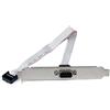 StarTech.com Piastra slot 16'' (40 cm) da seriale maschio 9 pin a header scheda madre 10 pin