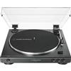 Audio Technica Giradischi con Trasmissione a Cinghia Automatico 33 1/3, 45 Giri/min colore Nero - AT-LP60X