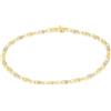 Gioielleria Lucchese Oro Bracciale Uomo in Oro Giallo e Bianco 803321729939