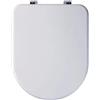 LIGHT - SEDILE WC NON ORIGINALE IN LEGNO RIVESTITO IDEAL STANDARD FIORILE BIANCO 635
