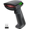 Atlantis A08-LD230P-2D-W Lettore Codici a Barre Barcode reader scanner Wireless 1D e 2D Ottico Prof (640x480), 60 fps, legge da smartphone e display, codice farmaceutico, collegamento USB,guida rapida