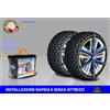 MICHELIN Catene da neve 205 55 17 R17 omologate per auto ruote gomme set kit easy grip