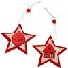 HGD CW00-7418-1 Decorazione Natalizia, Legno, a Colori, Grande
