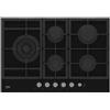 Beko HILL75235S Piano Cottura a Gas 75 Cm 5 Fuochi Vetro Nero - HILL 75235 S
