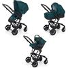 Foppapedretti - Trio Up3 Travel 2024 con Seggiolino Auto Up3 ISize R129 Foresta