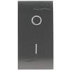 Marlanvil Spa Interruttore Bipolare 1 Modulo 16A Grigio ONDA Compatibile Bticino Living International Marlanvil 7713.2