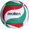 Molten Pallone Pallavolo V5M1300, Verde/Rosso/Bianco, Taglia 5