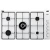 DELO De'Longhi BL59DD Piano Cottura Bianco Da incasso 90 cm Gas 5 Fornello(i) - BL 59 DD
