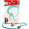 BS Toys Palla per Saltare alla Caviglia, Ideale per Esterni, per Giochi retrò, in Legno, per Bambini dai 6 Anni, Gioco Attivo, Blu, Lunghezza Corda 75 cm