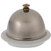 UPKOCH Piatti per antipasti, in ceramica, con coperchio in acciaio inox, rotondi, per burro