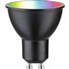Paulmann 29148 Lampadina standard 230V Smart Home Zigbee LED riflettore GU10 350lm 4,8W RGBW+ dimmerabile nero opaco