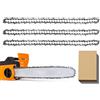 CHAMSUREUK Confezione da 3 catene per motosega per barra da 40 cm, 57 maglie, calibro 3/8 LP 0,1 cm, catena di ricambio adatta per Titan, Black & Decker, Einhell, Ryobi, Oregon e altri (91PJ057X) e altre
