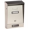 SILMEC Cassetta postale Silmec 10-001 in acciaio inox con tetto apribile