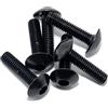 Global Parts V parts Kit 6 viti Allen testa conica M5x20mm. Nero