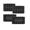 TsoLay Applique Solare A 4 Pezzi Lampada Solare A LED Impermeabile per Esterni Illuminazione su e Giù per L'Arredamento del Giardino, Balcone B
