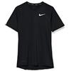 Nike M NP BRT Top SS T-Shirt, Uomo, Black/Black/White, M