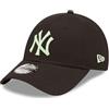 New Era York Yankees MLB League Essential Black Green 9Forty Adjustable Kids cap - Child