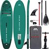 Aqua Marina BREEZE - Tavola gonfiabile per stand up paddle (iSUP), lunghezza 300 cm, verde