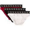 Calvin Klein Slip Bimba CK Bambina Femmina Confezione 3 Pezzi Elastico a Vista Cotone Elasticizzato Articolo G80G800592, 0VR Bissfulberry/pvhblack/pvqwhite, 12 Anni