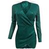 Cocila Vestiti Donna Estivi Curvy Vestito Cotone Senza Maniche Abito da Sera Maniche Lunghe Vestito Donna Primavera Casual Vestito Donna Invernale Nero Offerta del Giorno (Green, S)