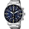 Citizen Orologio Cronografo Eco-Drive Uomo con Cinturino in Stainless Steel CA0690-88L