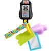 Fisher-Price Ridi e Impara Chiavi Gioca e Vai, giocattolo musicale per bambini con dentaruolo e specchio per bambini dai 6 mesi in su, versione Italiana+Inglese+Portoghese+Spagnolo, HWY38