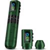 INKin Macchinetta Tatuaggi, Macchina Tatuaggi Wireless con 6 Corse 2,0-4,2mm und Display Digitale OLED, Kit Tatuaggi Professionale con 2 Batterie Sostituibili 1600mah per Lunga Tattoo Durata -INKflexo
