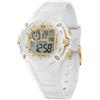 ICE-WATCH - ICE digit explorer Magical white gold - Orologio bianco da Bambini (Unisex) con Cinturino in silicone - 023266 (Small)