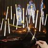 Hengrongshen Floating Candles, 20 Pezzo 28.2 CM Candele Sospese con Telecomando Bacchetta, Candele Fluttuanti Har-ry Potter per Decorazioni di Halloween, Candele Led Halloween