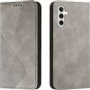 NEXCURIO Custodia a Libro Cover Portafoglio per Samsung Galaxy A55 5G Book Flip Case in Pelle con Tasca Porta Carte Supporto Antiurto - Grigio