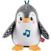 Fisher-Price - Pinguino Dolci Coccole, peluche sensoriale con musica e ali che si muovono, per il gioco interattivo da distesi sul pancino, giocattolo per bambini, 0+ anni, HNC10