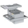 Franke Sorter - Pattumiera Vario 60, 56 x 39 x 48,3 cm, colore: Grigio