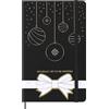Moleskine Taccuini Natalizi, Taccuino a Righe, Copertina Rigida e Chiusura Elastica, Ideale come Regalo di Natale, Colore Nero, Formato Large 13 x 21 cm