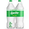 Sprite Limone Limone, Bassa di Calorie - Confezione da 2 Bottiglie da 2 L