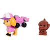 Paw Patrol Big Truck Pups Skye Action Figure con Drone di salvataggio a clip, Centro di comando Pod e Animale Amico Giocattoli per bambini dai 3 anni in su