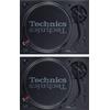 Technics SL-1210MK7 Black Coppia Giradischi Pro a trazione diretta per Dj, Nero