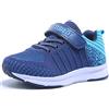 Mitudidi Scarpe Sportive Bambino 31 Scarpe Basket Sneakers Bambini Unisex Indoor Outdoor Traspirante Ragazzo Scarpe Basse Corsa Tennis Ginnastica Fitness Walking Running Multisport Blu