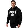 Tapout Active Basic Hoodie Felpa con Cappuccio, Nero/Bianco, S Uomo