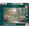 Schmidt Spiele Thomas Kinkade 58783-Puzzle da 1000 pezzi, Graceland 50th Anniversary, Multicolore, 58783