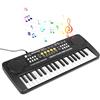 NonKob Pianola per Scuola Media e Bambini, 37 Tasti Tastiera Musicale Pianola, Tastiera Bambini Portatile Elettronica Multifunzione Educativo Giocattolo Regalo per 3 4 5 6+ Anni