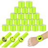OSDUE 20 Pezzi Braccialetti Slap per Bambini, Bande di Sicurezza Riflettente, Bracciale Riflettente per Ciclismo, Jogging, Escursionismo, Corsa Notturna, Adulti/Bambini