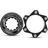 SUNGOOYUE Brake Center Lock, mozzi Center-Lock per convertire i mozzi Center-Lock per adattarsi a rotori a 6 bulloni(Nero)