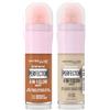 Maybelline New-York - Routine 4 in 1 illuminatore per fondotinta multiuso, 1 tonalità 01 luce e 1 tonalità 03 MEDIUM DEEP - Instant Perfector 4 in 1 Glow