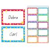 TownStix 500 Pezzi - Etichette Adesive Scuola Colorate, Adesivi Nome - 10 Colori, 75 x 50 mm