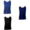 BIMBISSIMI Confezione da 3 Pezzi Canottiera Spalla Larga Bambino in Cotone Jersey Linea Colori Assortiti