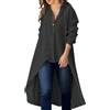 Uwdiohq Same Day Delivery Items Prime Camicia da Donna Elegante A Maniche Lunghe alla in Tinta Unita con Colletto Ampio Vestito Invernale Lana Maglia Maniche Lunghe Cotone Maglietta C Big Deal Days