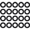 ECSiNG 20 guarnizioni per tappo di scarico dell'olio 1005593 compatibili con FOCUS C-MAX COUGAR EXPLORER auto motore in gomma rondelle per tappo coppa 13 mm ID 22 mm OD 2,8 mm spessore